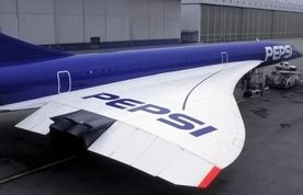 وقتی پپسی سریع ترین جت مسافربری را آبی کرد