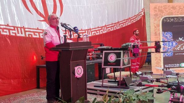 الحاق ۱۰۰ پهپاد به ناوگان امداد و نجات هلال احمر  