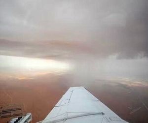 هواپیمای بارورسازی ابرها در حوضه آبریز دریاچه ارومیه پرواز کرد