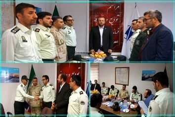 فرمانده جدید پلیس فرودگاه پارس آبادمغان منصوب شد