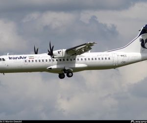 هواپیمای ATR 72-600 در آسمان ایران