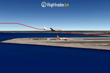 خطر از بیخ گوش هواپیمای ایزی جت گذشت!