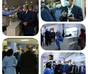 بازدید مدیر عامل شهر فرودگاهی امام خمینی از ترمینال مسافری 