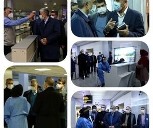 بازدید مدیر عامل شهر فرودگاهی امام خمینی از ترمینال مسافری 