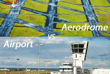 تفاوت Aerodrome با airport در چیست؟