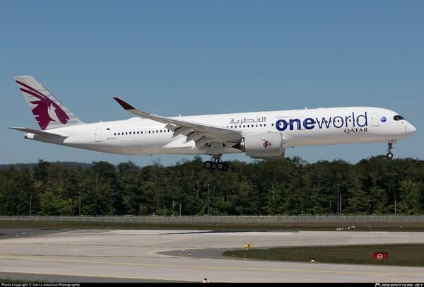 فرود اضطراری A350 قطر ایرویز در کراچی