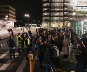 آتش سوزی باعث تخلیه ترمینال فرودگاه «ولینگتون» نیوزلند شد