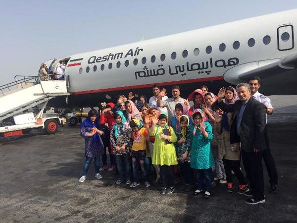 در ماه مهمانى خدا، قشم ایر میزبان ملائک بود| آرزوی کودکان عاشق پرواز را می توان برآورده کرد(+تصاویر)