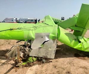 جان باختن یک نفر در سانحه سقوط هواپیمای آموزشی در نظرآباد