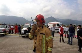 برگزاری تمرین کامل طرح اضطراری در فرودگاه شهدای رامسر