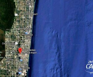 سقوط سسنا در اقیانوس  