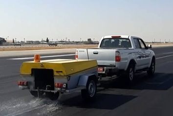 انجام عملیات تست اصطکاک باند 29L فرودگاه مهرآباد