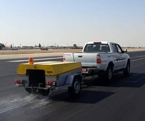 انجام عملیات تست اصطکاک باند 29L فرودگاه مهرآباد