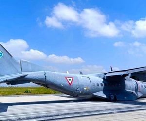 فرود اضطراری هواپیمای نیروی هوایی مکزیک