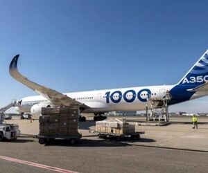 ایرباس A350 و انتقال ماسک از چین