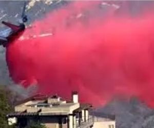 این ماده صورتی‌ جادویی که روی آتش لس‌آنجلس ریخته می‌شود، چیست؟