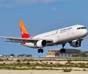 بازگشت هواپیمای ایرباس A321 هواپیمایی کیش به ناوگان عملیاتی شرکت