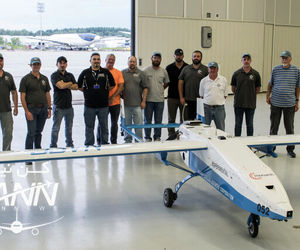 نخستین پرواز یک پهپاد با موتور میکروتوربین