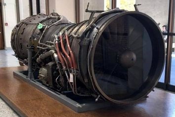 تصویری از موتور هواپیمای کنکورد 