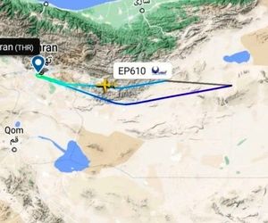 بازگشت پرواز تهران-مشهد آسمان به مبدا 
