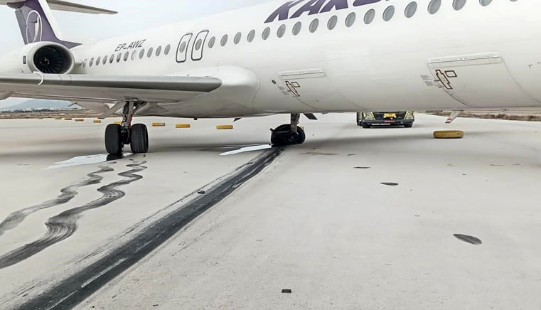 گزارش سازمان هواپیمایی کشوری در خصوص حادثه برای فوکر100 کارون