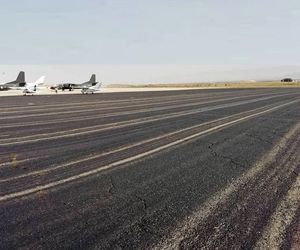 اجرای کامل روکش پلیمری باند پروازی فرودگاه بین المللی پیام 