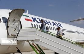 بازگشت پرواز تهران _ کیش به مهر‌آباد
 به دلیل بدی آب و هوای مقصد