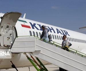 بازگشت پرواز تهران _ کیش به مهر‌آباد
 به دلیل بدی آب و هوای مقصد