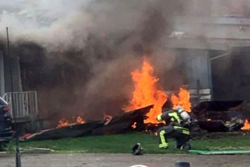 سقوط یکی از هواپیماهای اسکادران ۴۳۱ نیروی هوایی سلطنتی کانادا 