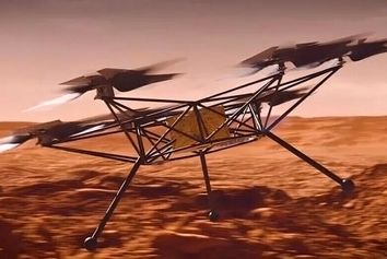 هلیکوپتر مریخ ناسا رونمایی شد