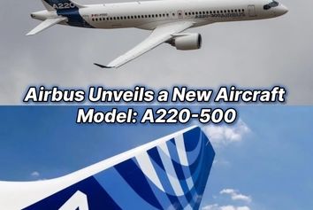 ایرباس در آستانه معرفی A220-500