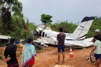 سقوط هواپیما در منطقه صعب‌العبور جنوب برزیل + عکس