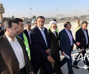 بهره برداری از کارگو فرودگاه اصفهان با حضور وزرای راه‌وشهرسازی و صمت