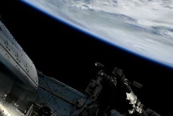 طوفان «هلن» از منظر ایستگاه فضایی بین‌المللی +فیلم