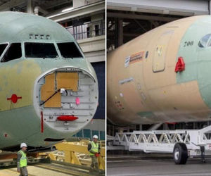 ورود بخش‌های اولیه بدنه هواپیمای باربری A350F به خط مونتاژ نهایی ایرباس در تولوز