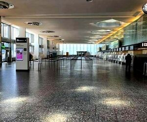 تصاویری از فرودگاه شهر زوریخ در روزهای بحران ویروس کرونا 
