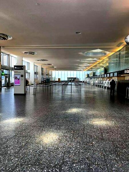 تصاویری از فرودگاه شهر زوریخ در روزهای بحران ویروس کرونا 

