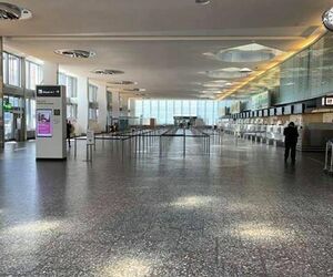 تصاویری از فرودگاه شهر زوریخ در روزهای بحران ویروس کرونا 
