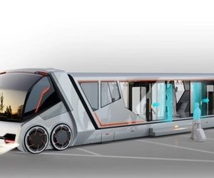 اتوبوس هیدرولیک مسافران را مستقیماً وارد هواپیما می‌کند