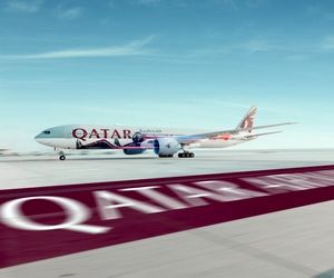 رونمایی هواپیمای قطر از سبک فرمول یک روی بوئینگ