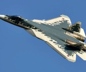  تیک‌آف و پرواز سوخو ۵۷ در بندرعباس! +فیلم