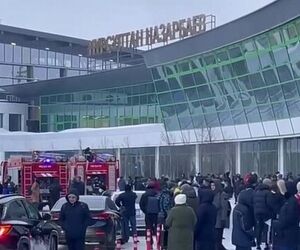 آتش‌سوزی در فرودگاه پایتخت قزاقستان پروازها را به تاخیر انداخت