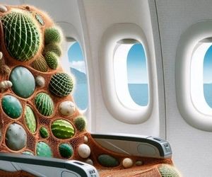 صندلی هواپیما از جنس پوست کاکتوس!