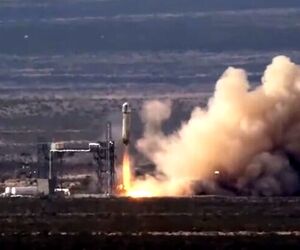 موشک «بلواوریجین» به فضا پرتاب شد
