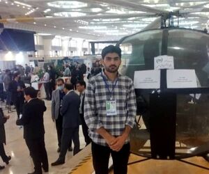 ساخت هلیکوپتر سبک ۲ نفره با موتور پراید توسط نخبه ایرانی!