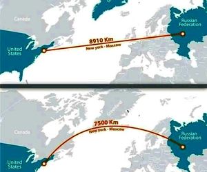 اگر تا به حال از نرم‌افزارهای ردیابی پروازها استفاده کرده باشید حتما مشاهده کرده‌اید که هواپیماها پروازهای طولانی را با طی مسیری منحنی شکل انجام می‌دهند.