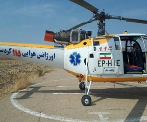 اورژانس هوایی کردستان ۴۱ مأموریت انجام داد