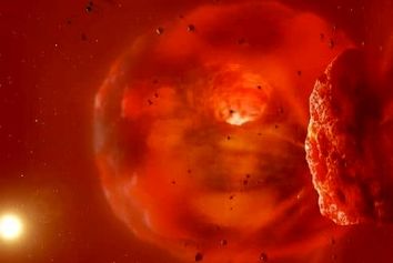 برای اولین بار در تاریخ برخورد دو سیاره ثبت شد