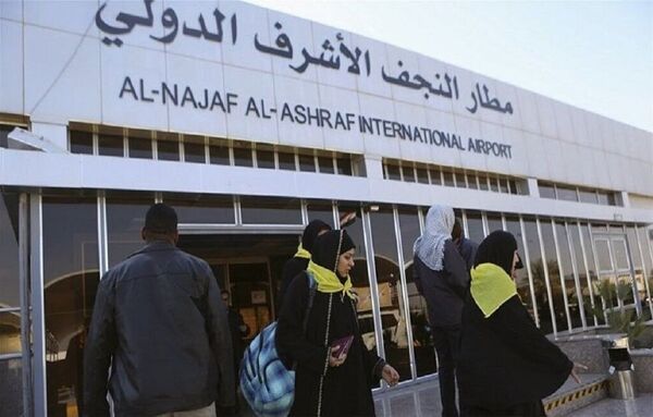 فرودگاه نجف: خدمات متعددی از جمله "انتقال رایگان با اتوبوس‌ از در ورودی تا سالن خروج" ارائه می‌کنیم