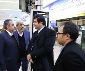 بازدید سرزده‌ خلبان عادل نورعلی مدیرعامل شرکت هواپیمایی کاسپین از فرودگاه مهرآباد +تصاویر